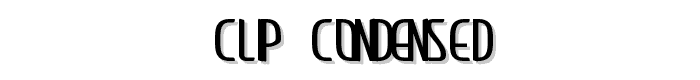 Clip Condensed font